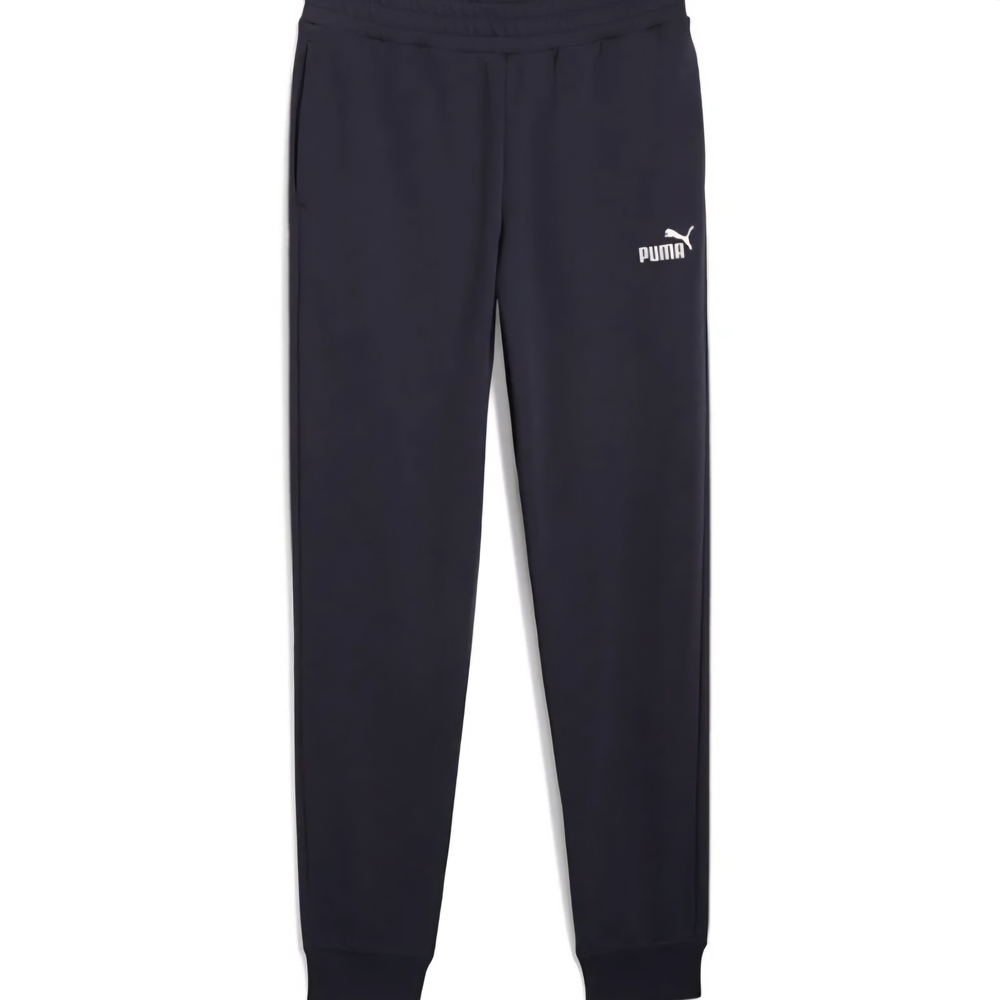 Puma Joggers Size Large Men's Sweat Pants Fleece Black Track Pants